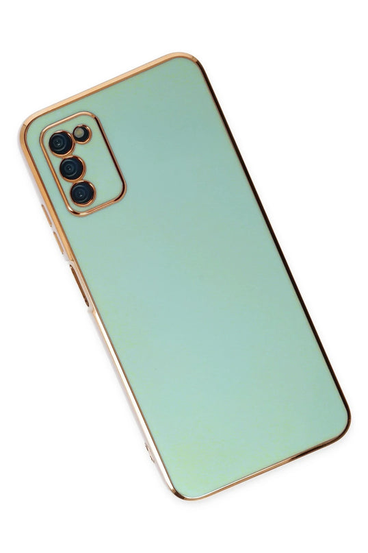 Samsung Galaxy A03S Volet Silikon Kılıf - Açık Yeşil 3