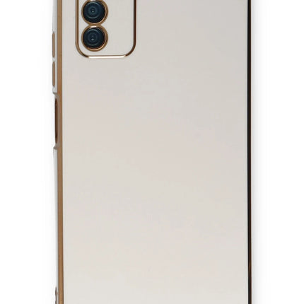 Samsung Galaxy A03S Volet Silikon Kılıf - Beyaz 2