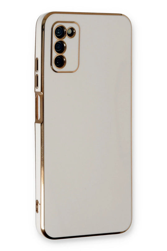 Samsung Galaxy A03S Volet Silikon Kılıf - Beyaz