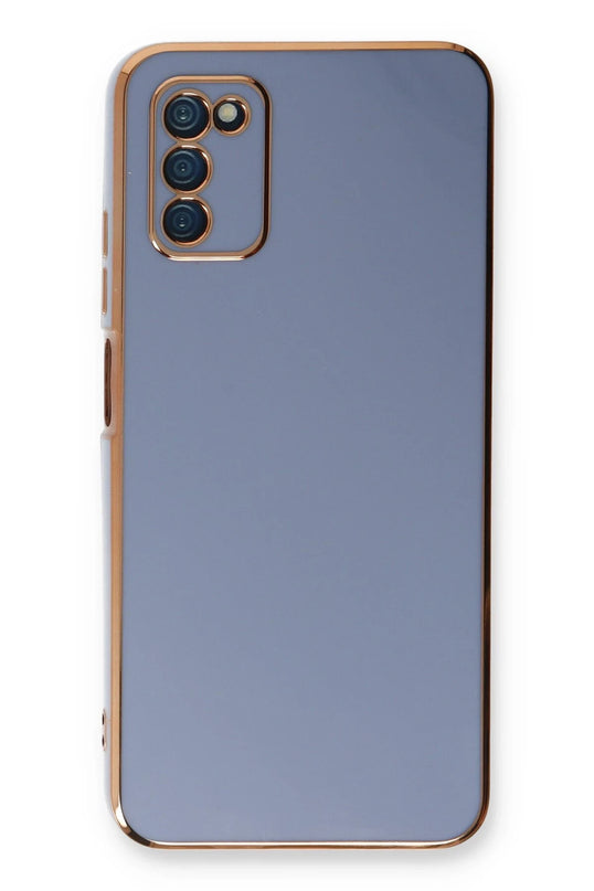 Samsung Galaxy A03S Volet Silikon Kılıf - Mavi 2