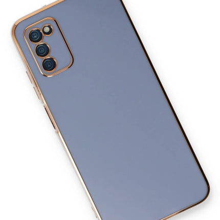 Samsung Galaxy A03S Volet Silikon Kılıf - Mavi 3