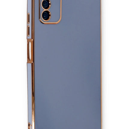 Samsung Galaxy A03S Volet Silikon Kılıf - Mavi