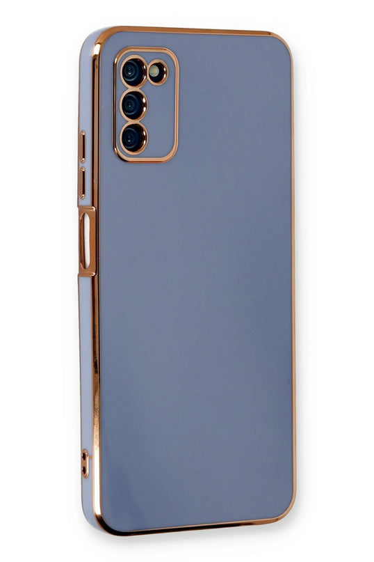 Samsung Galaxy A03S Volet Silikon Kılıf - Mavi