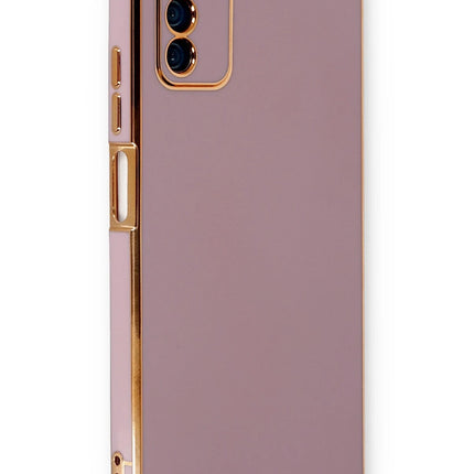 Samsung Galaxy A03S Volet Silikon Kılıf - Mor