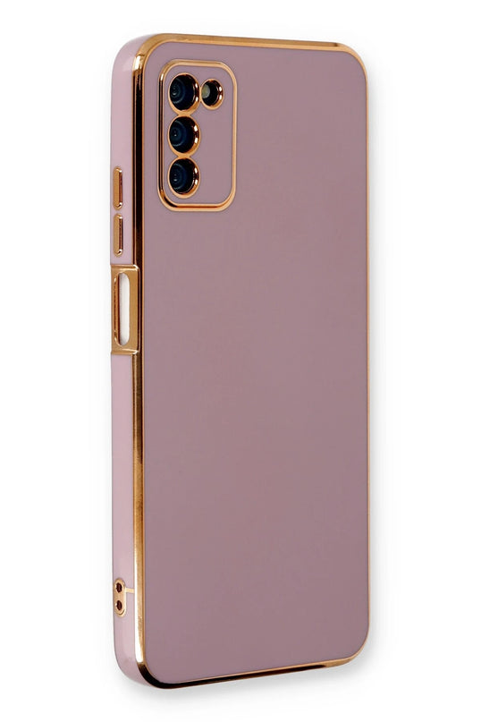 Samsung Galaxy A03S Volet Silikon Kılıf - Mor