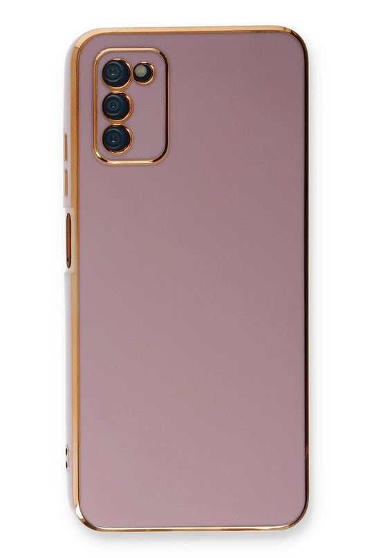 Samsung Galaxy A03S Volet Silikon Kılıf - Mor 2