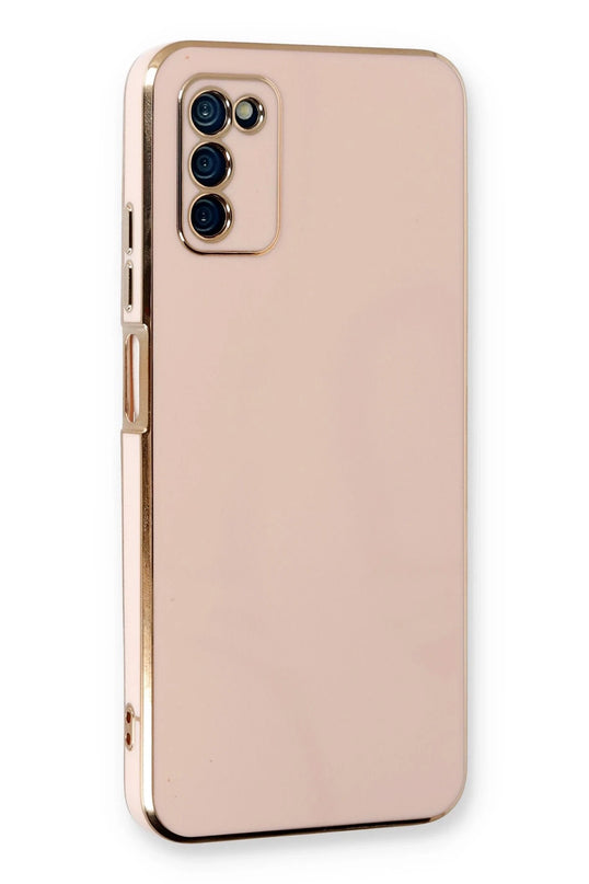 Samsung Galaxy A03S Volet Silikon Kılıf - Pembe