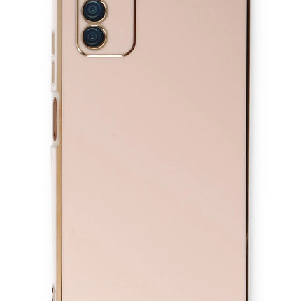 Samsung Galaxy A03S Volet Silikon Kılıf - Pembe 2