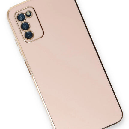 Samsung Galaxy A03S Volet Silikon Kılıf - Pembe 3