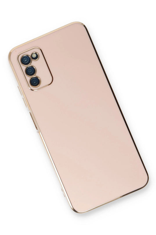 Samsung Galaxy A03S Volet Silikon Kılıf - Pembe 3