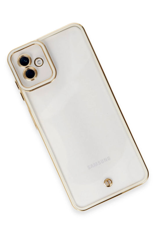 Samsung Galaxy A04 Liva Lens Silikon Kılıf - Beyaz 3