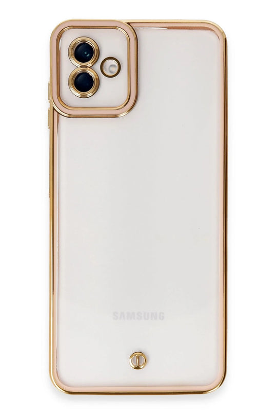 Samsung Galaxy A04 Liva Lens Silikon Kılıf - Rose 2