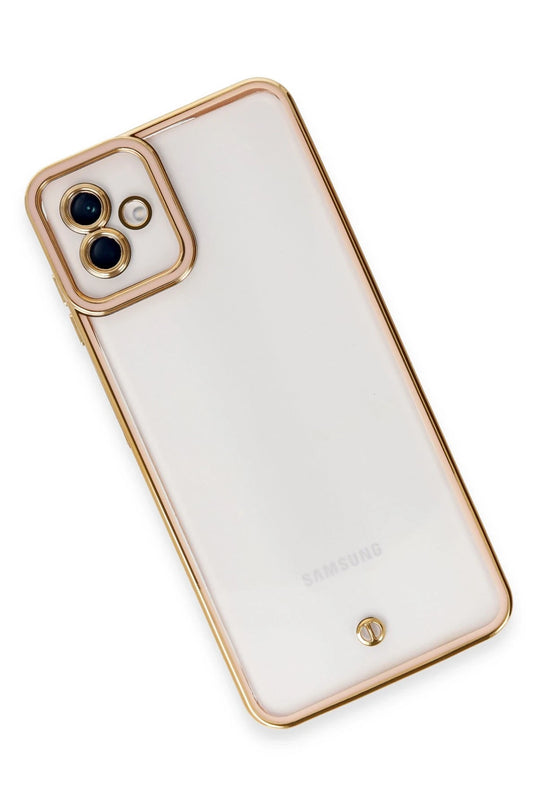 Samsung Galaxy A04 Liva Lens Silikon Kılıf - Rose 3