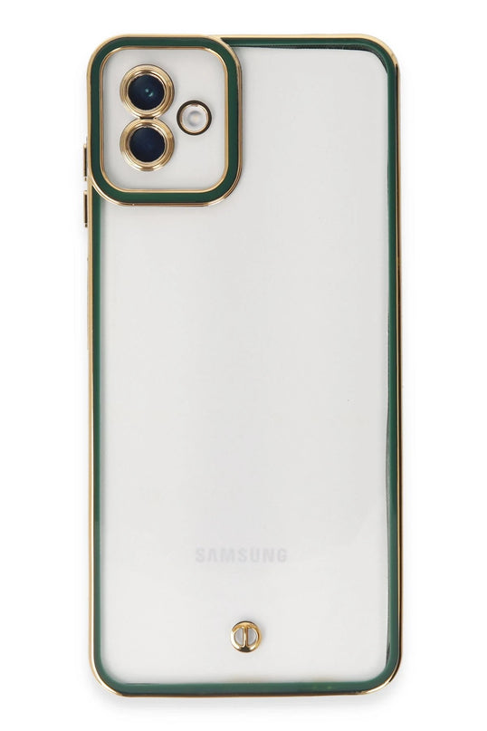 Samsung Galaxy A04 Liva Lens Silikon Kılıf - Yeşil 2