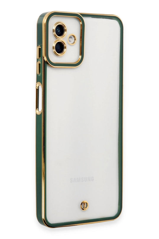 Samsung Galaxy A04 Liva Lens Silikon Kılıf - Yeşil