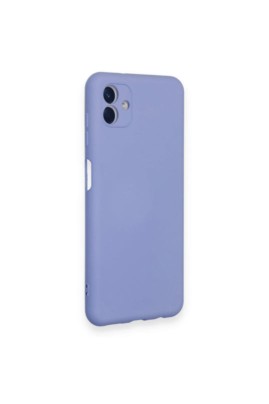 Samsung Galaxy A04 Nano içi Kadife Silikon Kılıf - Lila 2
