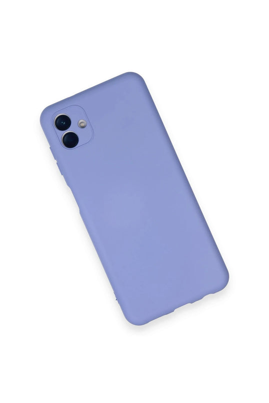 Samsung Galaxy A04 Nano içi Kadife Silikon Kılıf - Lila 3