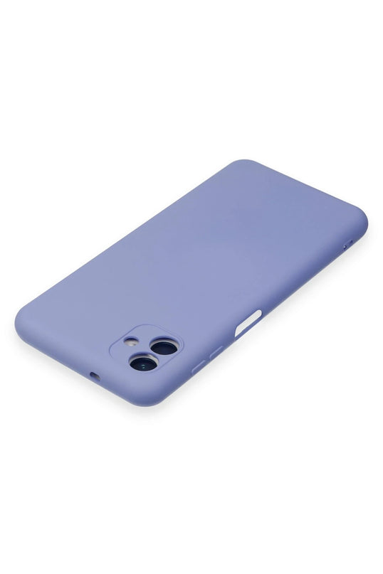 Samsung Galaxy A04 Nano içi Kadife Silikon Kılıf - Lila 4