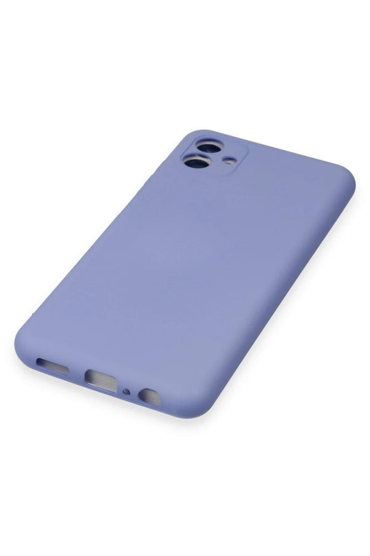 Samsung Galaxy A04 Nano içi Kadife Silikon Kılıf - Lila 5