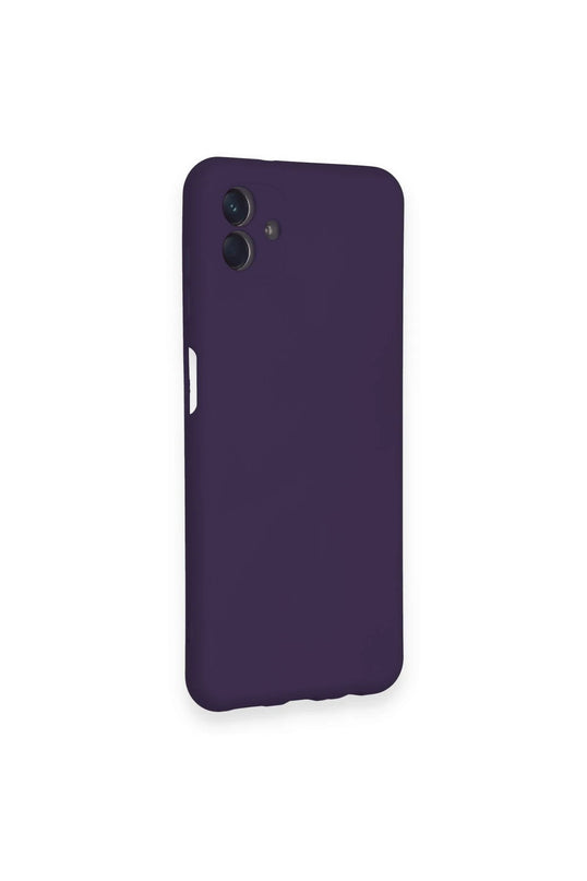 Samsung Galaxy A04 Nano içi Kadife Silikon Kılıf - Mor 2