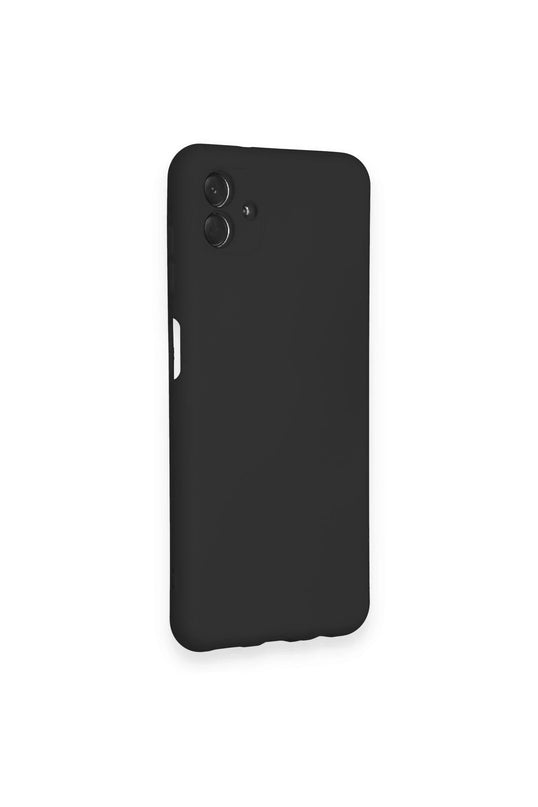 Samsung Galaxy A04 Nano içi Kadife Silikon Kılıf - Siyah 2