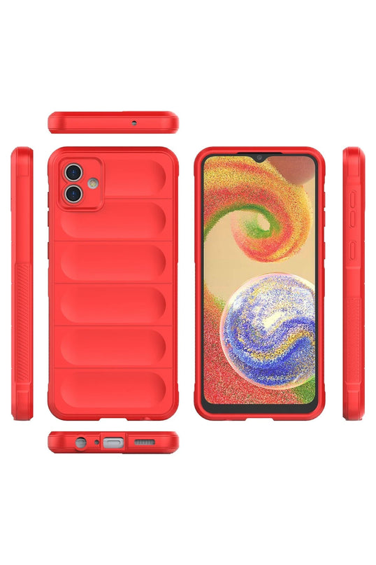 Samsung Galaxy A04 Optimum Silikon Kılıf - Kırmızı 3