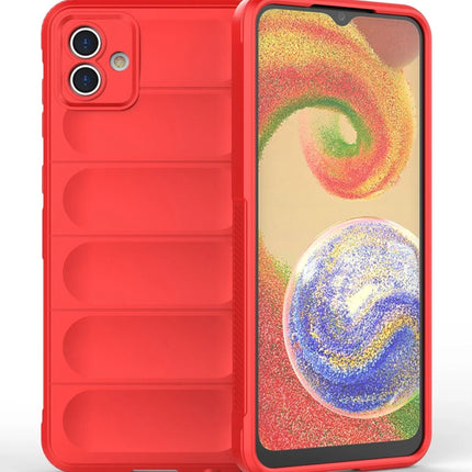 Samsung Galaxy A04 Optimum Silikon Kılıf - Kırmızı