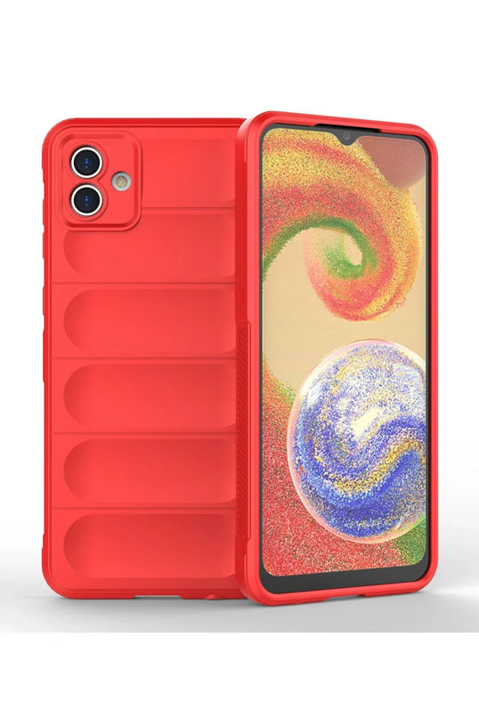 Samsung Galaxy A04 Optimum Silikon Kılıf - Kırmızı