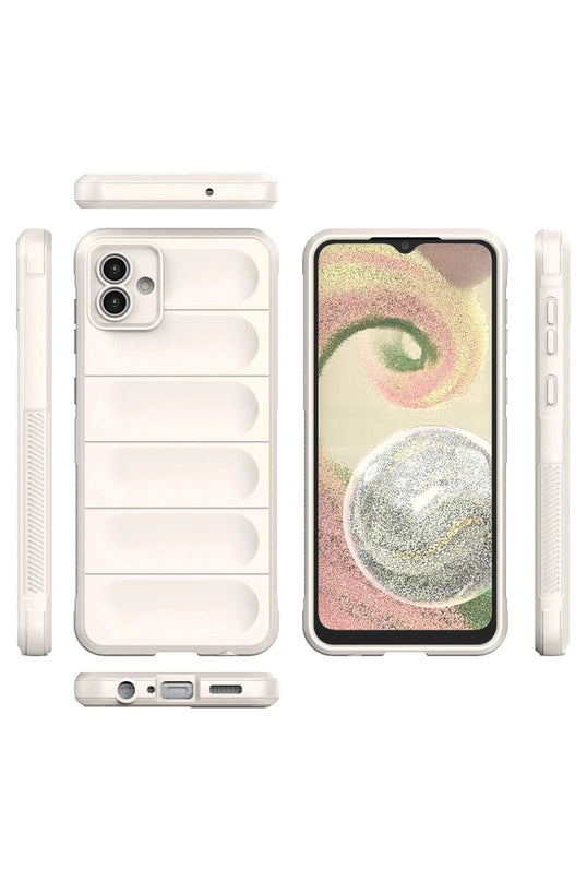 Samsung Galaxy A04 Optimum Silikon Kılıf - Krem 3