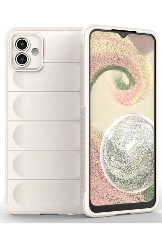Samsung Galaxy A04 Optimum Silikon Kılıf - Krem