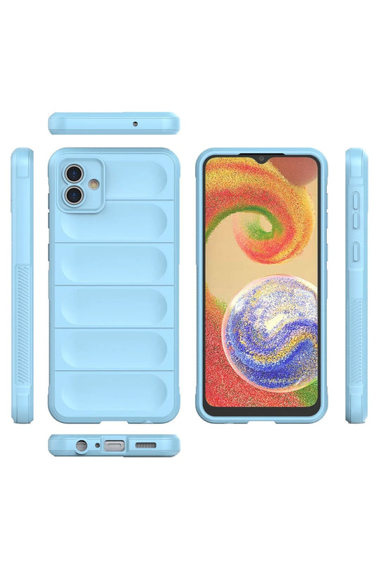 Samsung Galaxy A04 Optimum Silikon Kılıf - Sky Blue 3