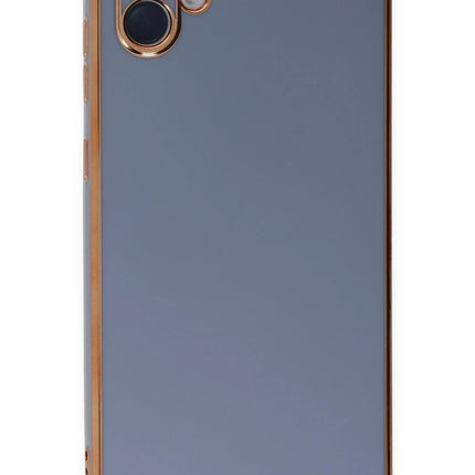 Samsung Galaxy A04 Volet Silikon Kılıf - Mavi 3