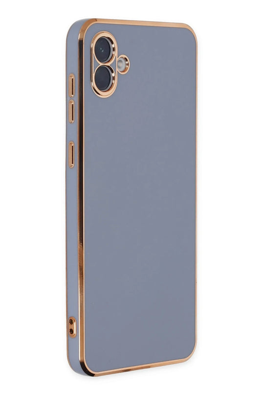 Samsung Galaxy A04 Volet Silikon Kılıf - Mavi
