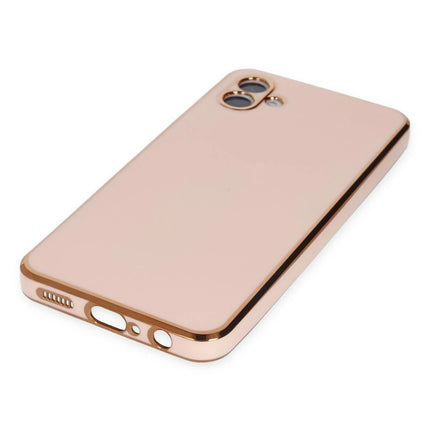 Samsung Galaxy A04 Volet Silikon Kılıf - Pembe 5