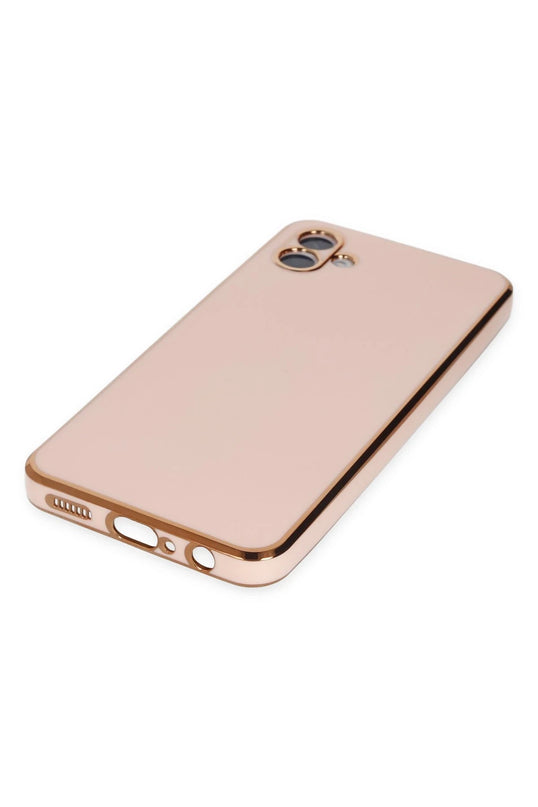 Samsung Galaxy A04 Volet Silikon Kılıf - Pembe 5