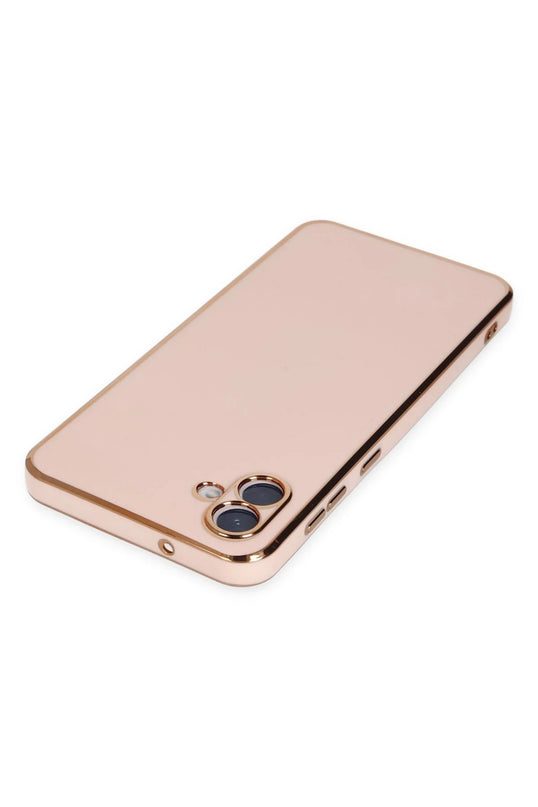 Samsung Galaxy A04 Volet Silikon Kılıf - Pembe 4