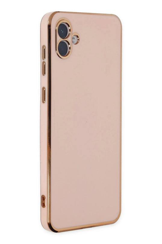 Samsung Galaxy A04 Volet Silikon Kılıf - Pembe
