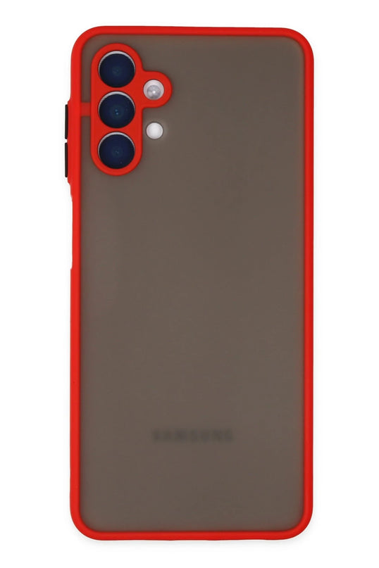 Samsung Galaxy A04S Montreal Silikon Kapak Kılıf - Kırmızı