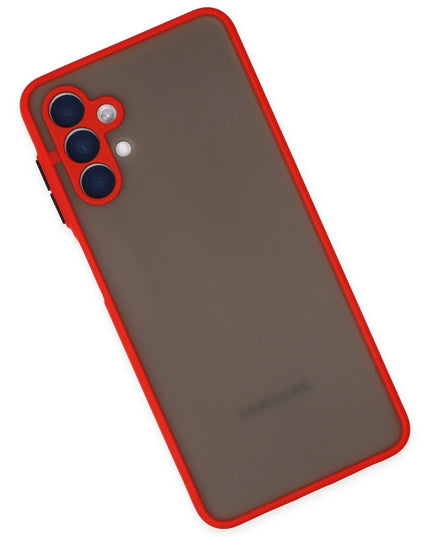 Samsung Galaxy A04S Montreal Silikon Kapak Kılıf - Kırmızı 3