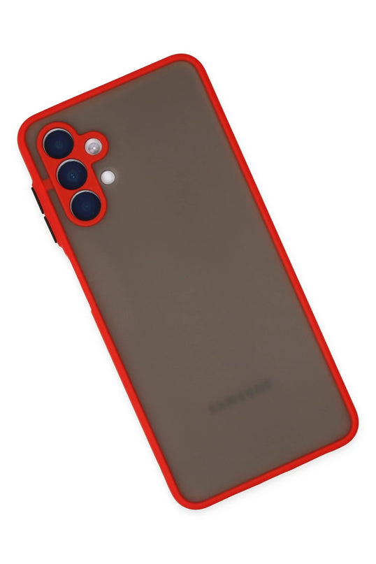 Samsung Galaxy A04S Montreal Silikon Kapak Kılıf - Kırmızı 3