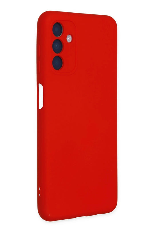 Samsung Galaxy A04S Nano içi Kadife Silikon Kılıf - Kırmızı 2