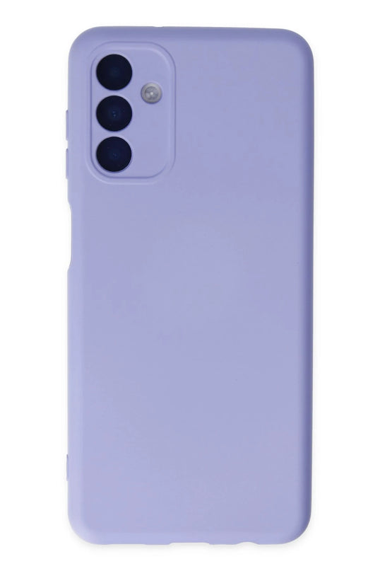 Samsung Galaxy A04S Nano içi Kadife Silikon Kılıf - Lila