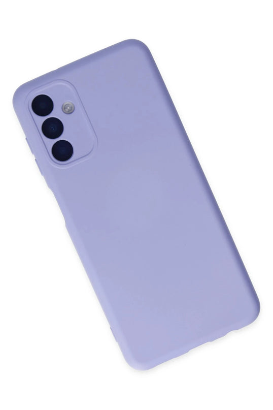 Samsung Galaxy A04S Nano içi Kadife Silikon Kılıf - Lila 3