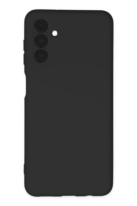 Samsung Galaxy A04S Nano içi Kadife Silikon Kılıf - Siyah