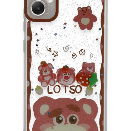 Samsung Galaxy A05 Sweet Desenli Silikon Kapak Kılıf - Pembe