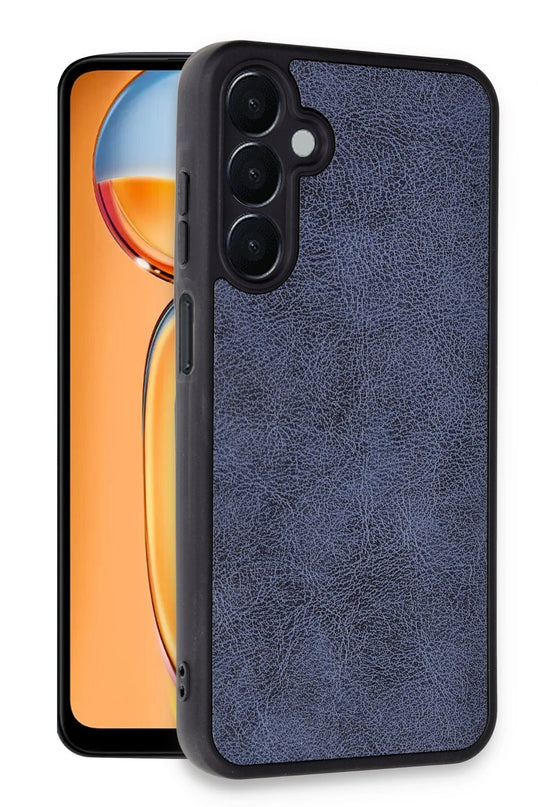 Samsung Galaxy A05S Aras Deri Kapak Kılıf - Lacivert 2