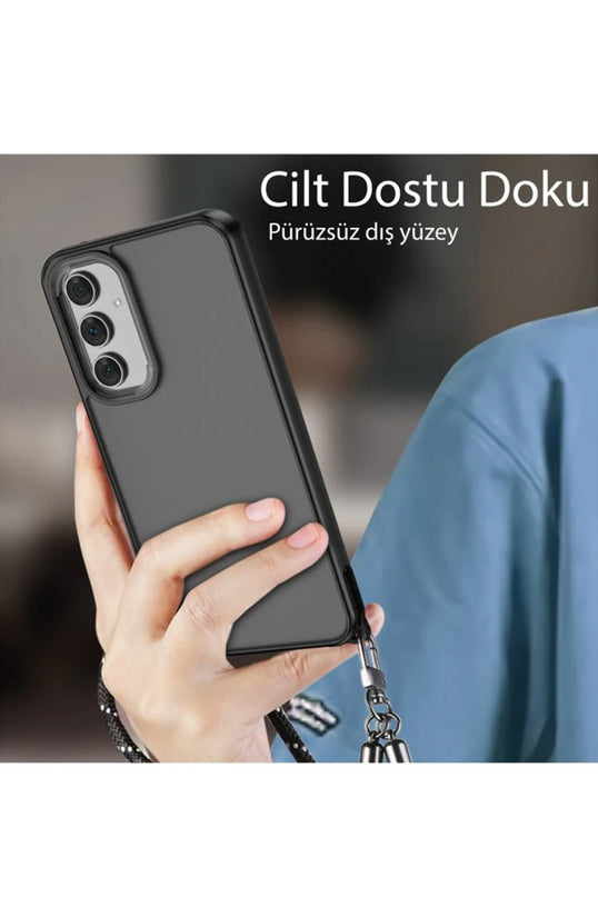 Samsung Galaxy A05S Elegant Kapak Kılıf - Titanyum Gri 4