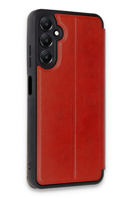 Samsung Galaxy A05S Flip Cover Kılıf - Kırmızı 2
