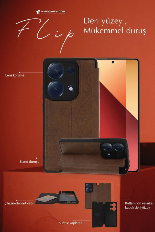 Samsung Galaxy A05S Flip Cover Kılıf - Lacivert 3