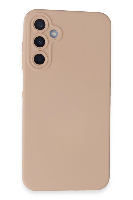 Samsung Galaxy A05S Nano içi Kadife Silikon Kılıf - Pudra